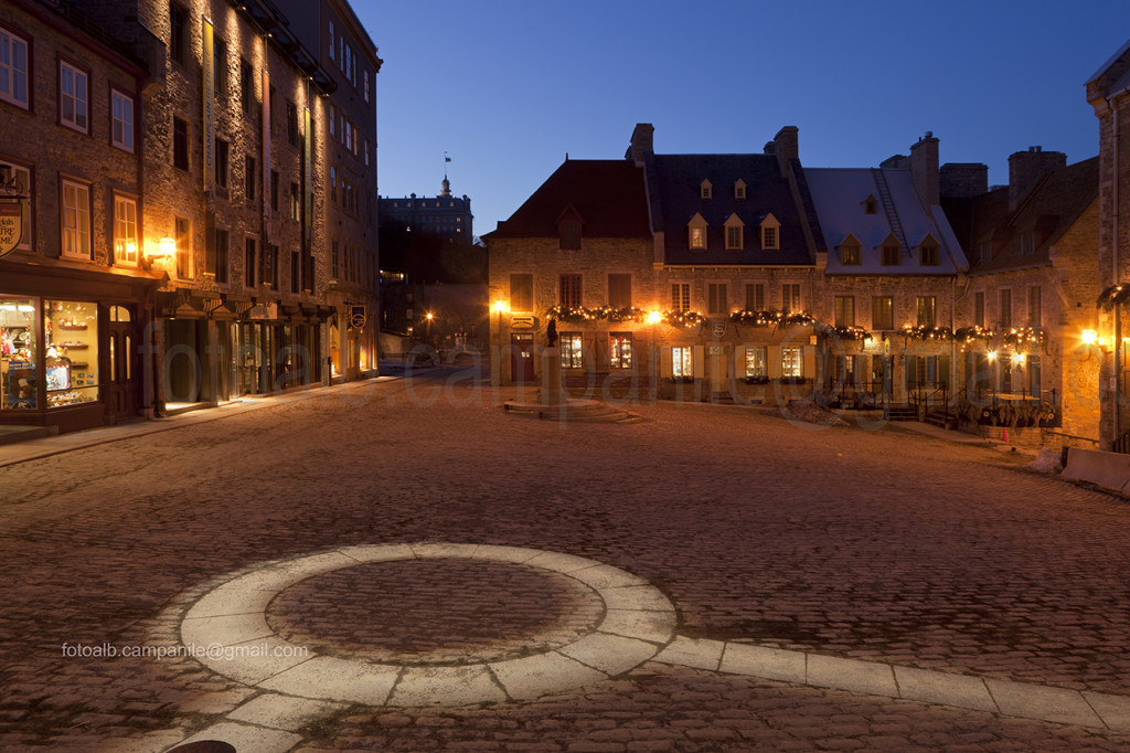 Place Royale, Quebec city, Quebec province, Canada