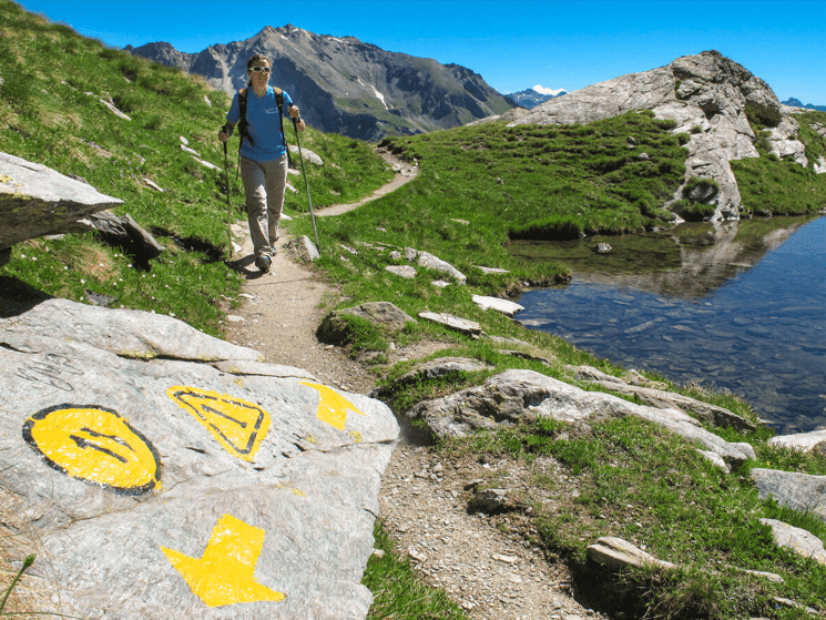 Sentiero d'alta quota in Valle d'Aosta, Archivio fotografico LOVEVDA