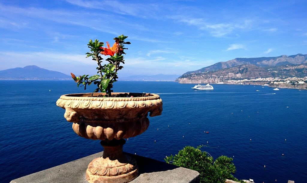 Penisola sorrentina, panorama sul mare